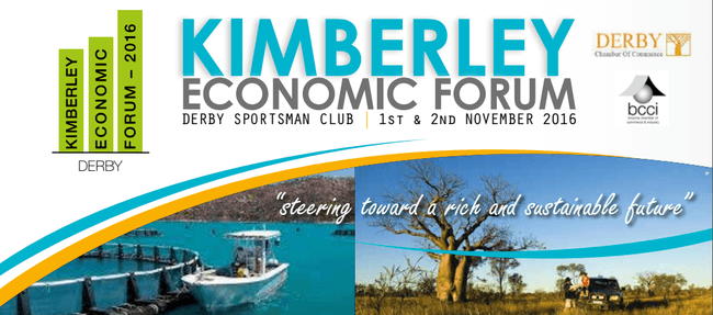 2016 Kimberley Economic Forum offering sponsors a direct pathway to local business 2016 Kimberley Economic Forum offering sponsors a direct pathway to local business